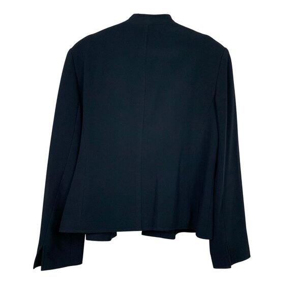 Louben Womens Vintage Navy Blue Blazer Size 14 - Picture 2 of 5